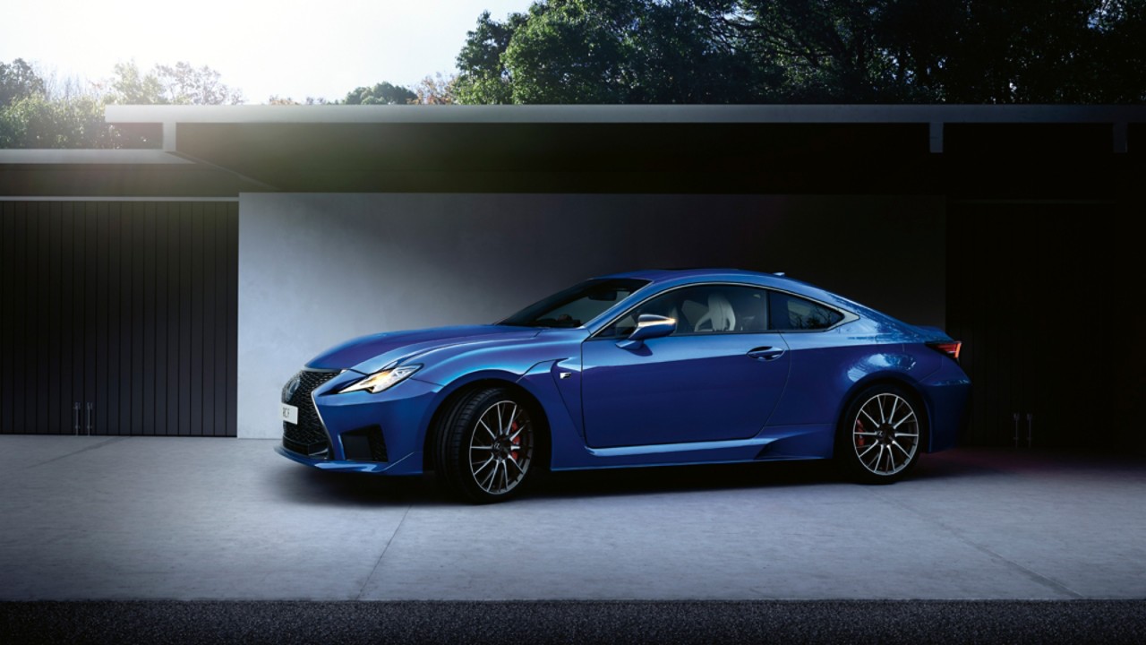 Lexus RC F parked 